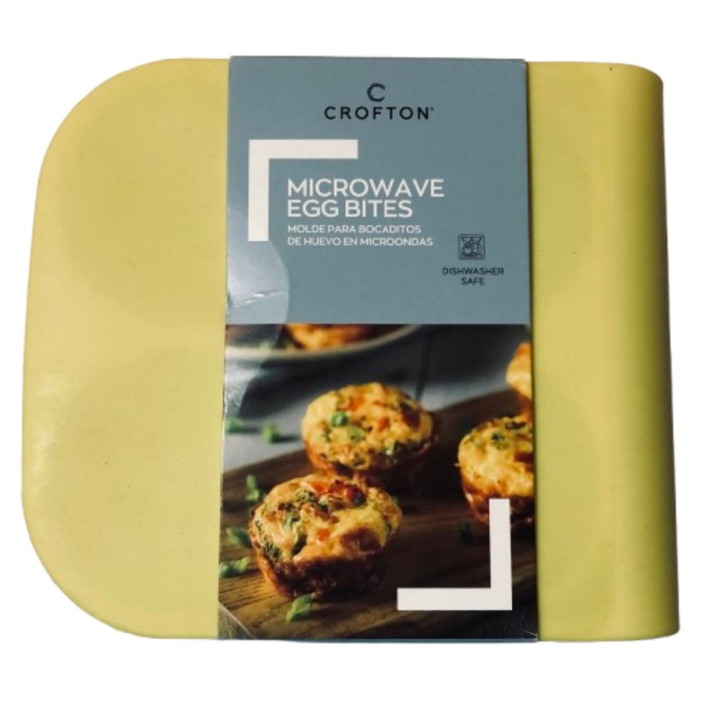 🔥$6🔥NEW CROFTON Microwave Egg Bites Mold Kitchen, 1 Mold, Yellow